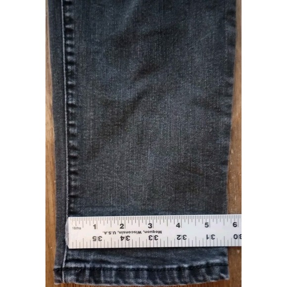 Banana Republic Jeans Women's Size 28/6 Black High Rise Slim Straight‎ Leg Denim - Picture 12 of 16